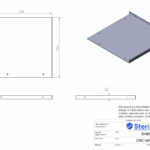 Dimensioned drawing for U03, U04 & U05 CNC Corner Capping.