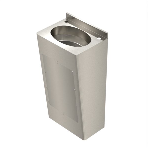 Freestanding Sloping Front Security Sink