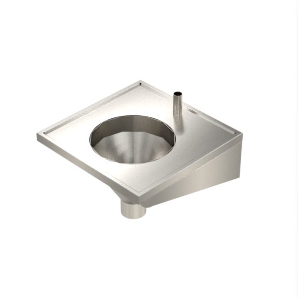 Sluice Sink 600 x 600 - Stainless Steel