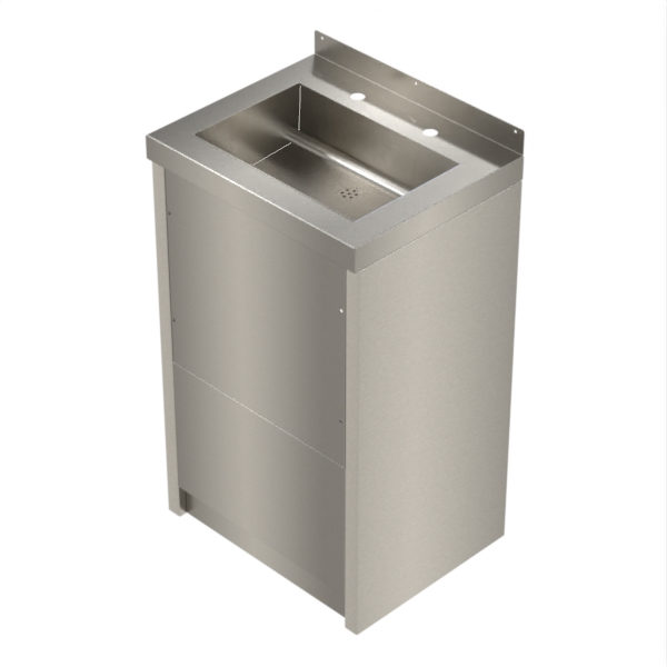 Security Basin With Front Access Panel Stainless Steel