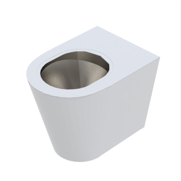 Solid Surface & Stainless Steel WC Pan W1003 - COMING SOON