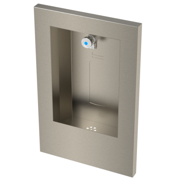Recessed Bottle Filler Stainless Steel