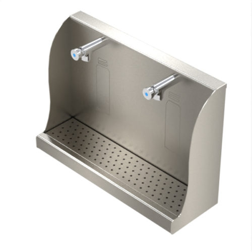 Double Wall Mounted Bottle Filler.