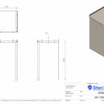 Dimensioned drawing for CNC Corner Capping – U01.