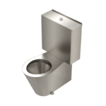W1008 Stainless Steel back to wall pan with cistern.