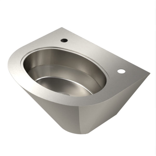 Wall Hung Security Sink - Stainless Steel