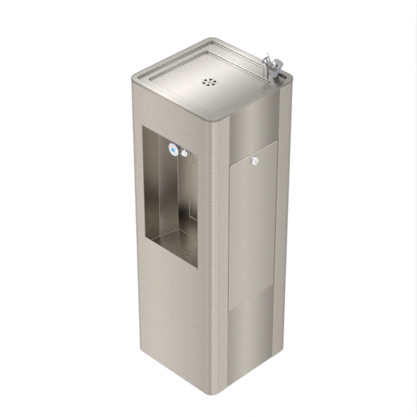 Drinking Fountian Side Bottle Filler - Floorstanding
