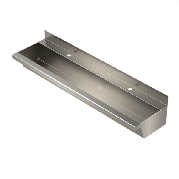 Junior Wash Trough - Radius Front - Stainless Steel