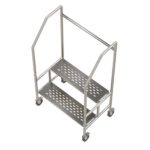 2 Step Movable Ladder With Castors