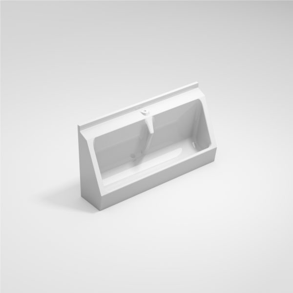 Two Stall Wall Mounted Urinal - GRP - 1200mm