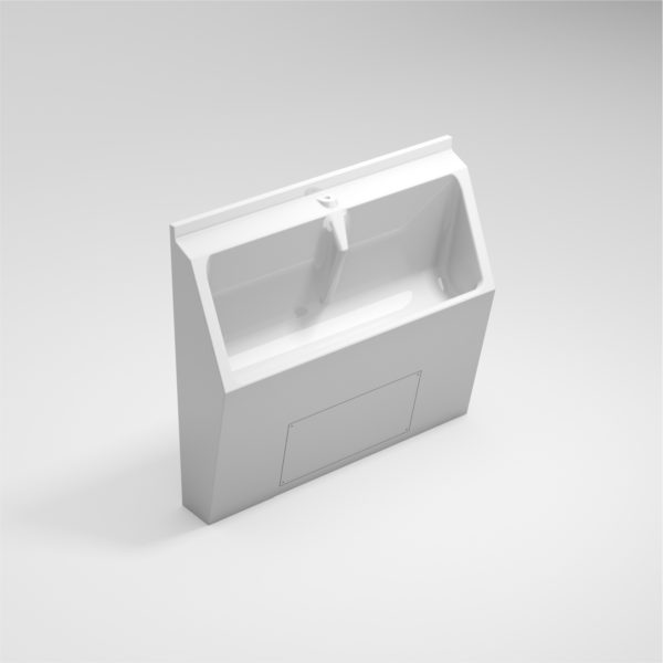 Two Stall Floor Standing Urinal – GRP 1200mm