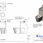 In Cell Combination Unit – Round Bowl – Stainless Steel – Compact Centre Hand