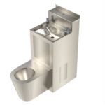 In Cell Combination Unit – Round Bowl – Stainless Steel – Compact Centre