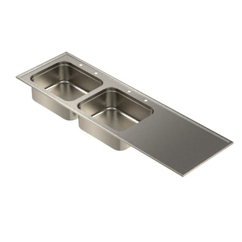 Inset Sink Double Bowl (2)