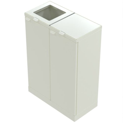 Bin-Double-ISO-White