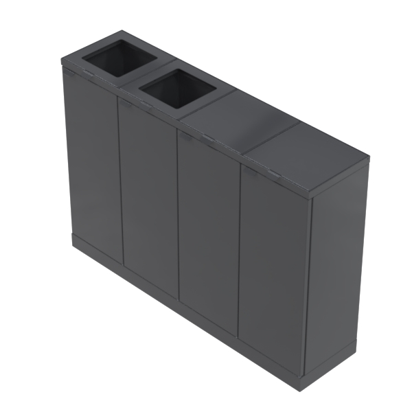 Bin Quad - Powder Coated