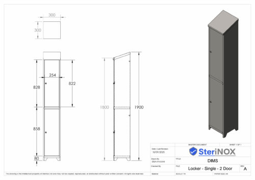 Locker - Single - 2 Door