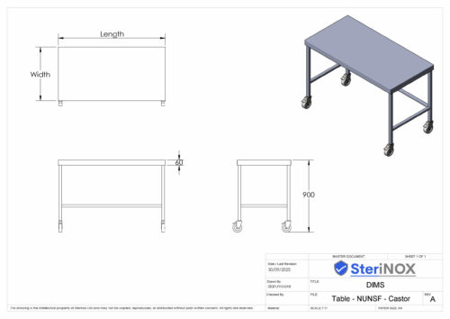 Table - NUNSF - Castor