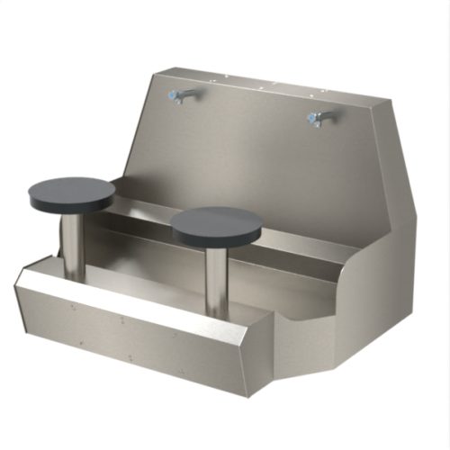 Wudu Ritual Foot Wash Bath All In One Double. Push Tap