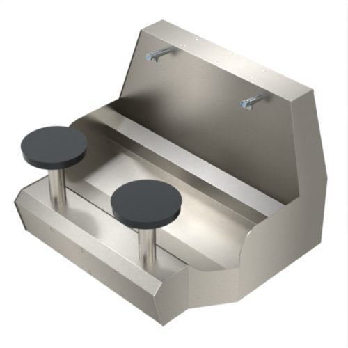 Wudu Ritual Foot Wash Bath All In One Double. Push Tap