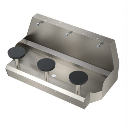 Wudu Ritual Foot Wash Bath All In One Triple. Push Tap