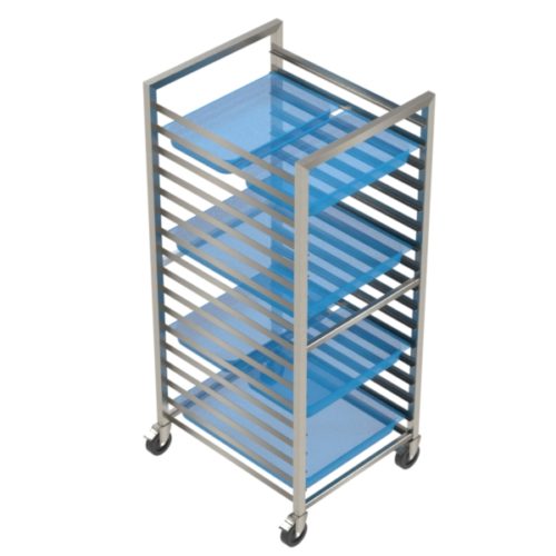 gastronorm trolley stainless steel GN pan rack
