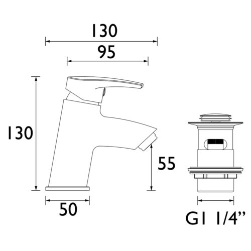 ORTA - Basin Mixer Tap - DIMS
