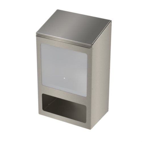 wall mounted safety glasses storage dispenser