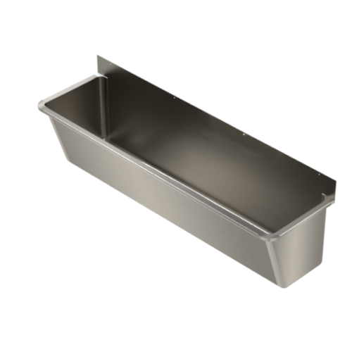 HTM64 surgeons scrub trough stainless steel wall mounted
