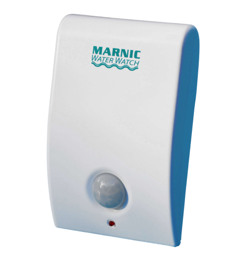 Marnic Water Watch Mains infrared urinal flush controller with PIR sensor and solenoid valve for commercial washrooms.