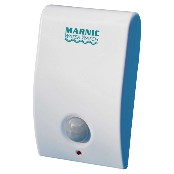 Marnic Water Watch Mains infrared urinal flush controller with PIR sensor and solenoid valve for commercial washrooms.