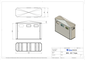 BIN-001 - Triple - Drawing
