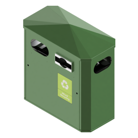 BIN-001 double - green - ral 6001 -