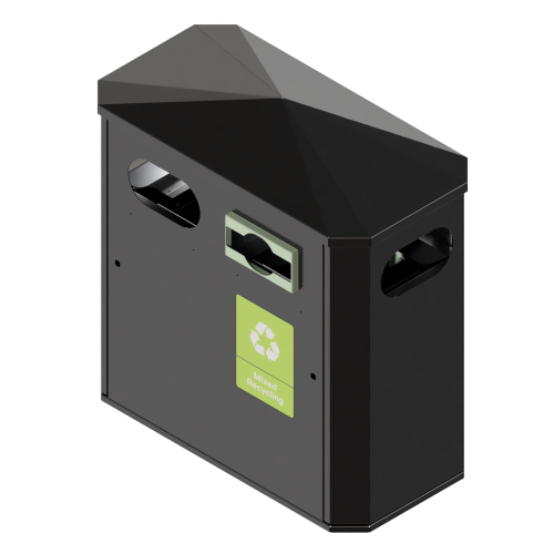 BIN-001-double- ral 9011 black-