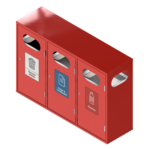 BIN-002 - Triple ral 3020 - red