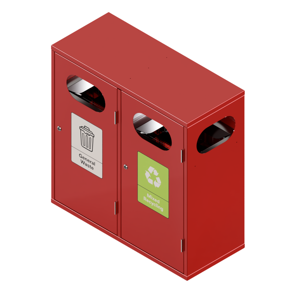 BIN-002 - double - ral 3020 BIN-002 - double - ral 3020