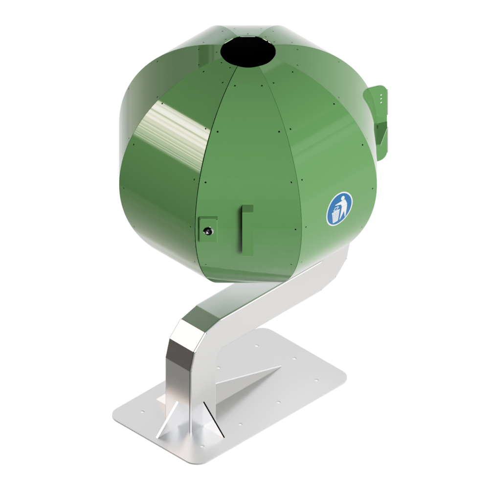 BIN-003_ral 6001 green BIN-003_ral 6001 green