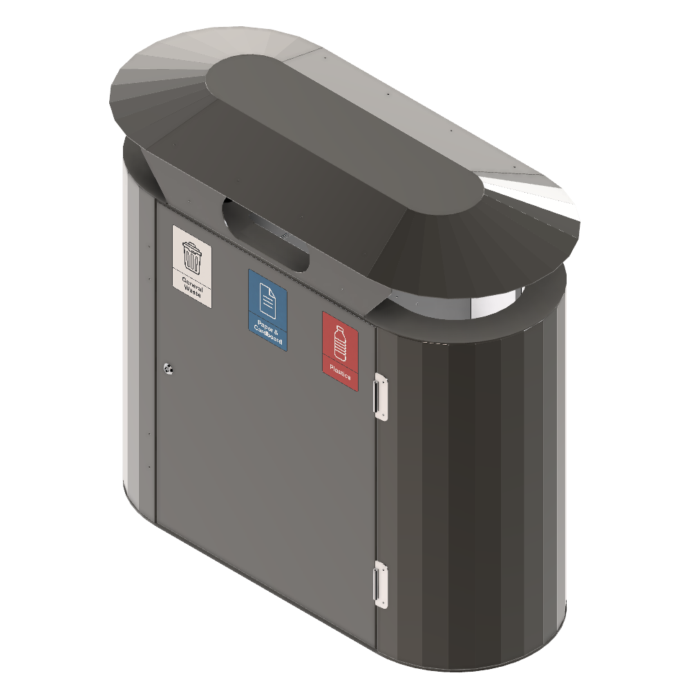 BIN-005 - Triple - ral 7022 BIN-005 - Triple - ral 7022