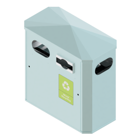 Bin-001 double ral 6027 tourqoiuse