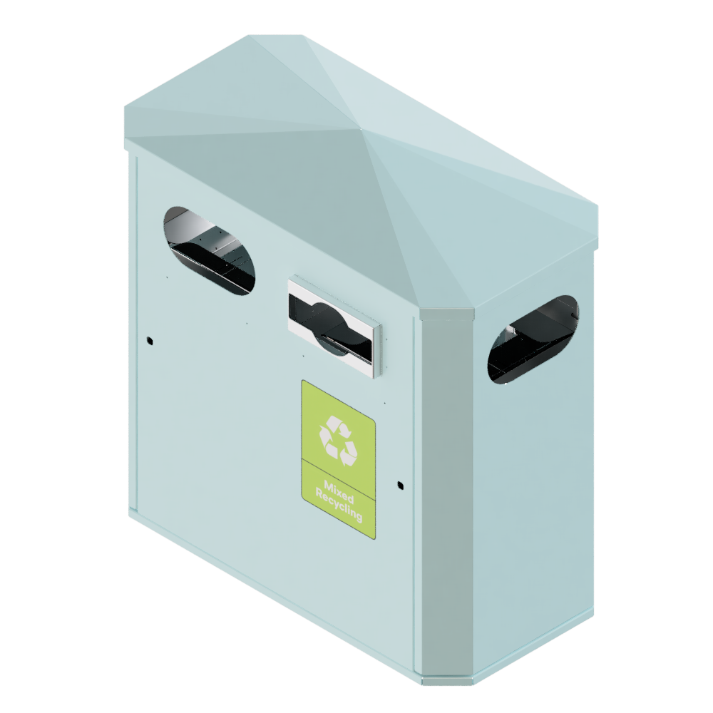 Bin-001 double ral 6027 tourqoiuse Bin-001 double ral 6027 tourqoiuse
