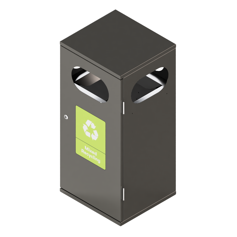 Bin-002_single_umbra_ ral 7022 Bin-002_single_umbra_ ral 7022