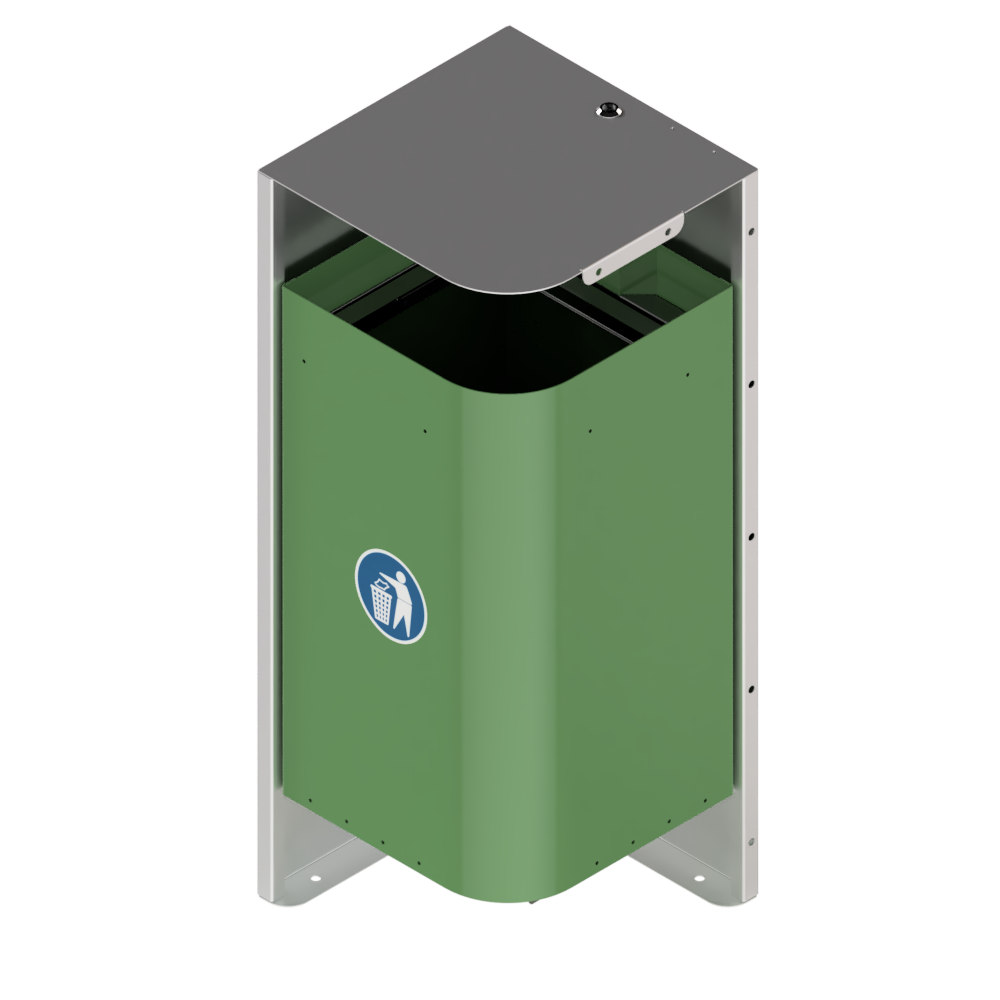 Bin-009_-_Single_ral 6001 Bin-009_-_Single_ral 6001