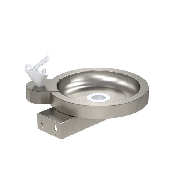 Wall mounted drinking fountain made from Stainless Steel