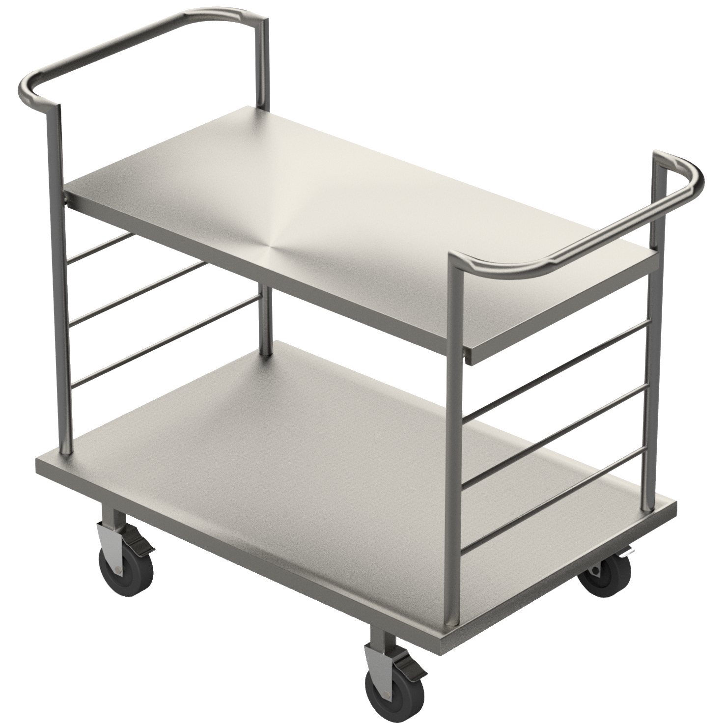 TR-1 - Flat Top Trolley (4-tier) TR-1 - Flat Top Trolley (4-tier)